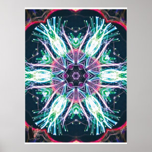 Pôster Túlipas Kaleidoscópio
