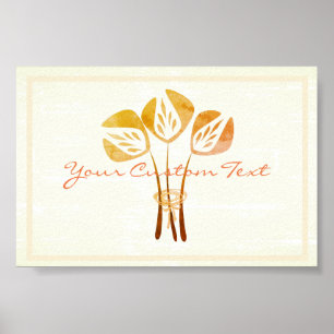 Poster Tulipas Personalizadas