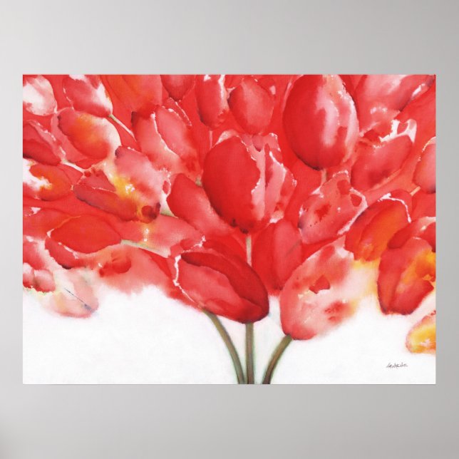 Pôster "Tulipas são Pessoas II" (Frente)