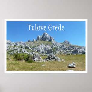 Poster Tulove Grede, Dalmácia, Croácia