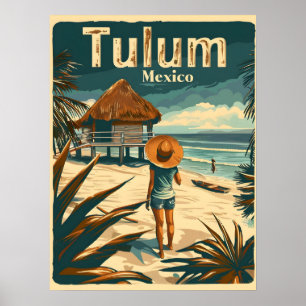 Poster Tulum Beach Mexico