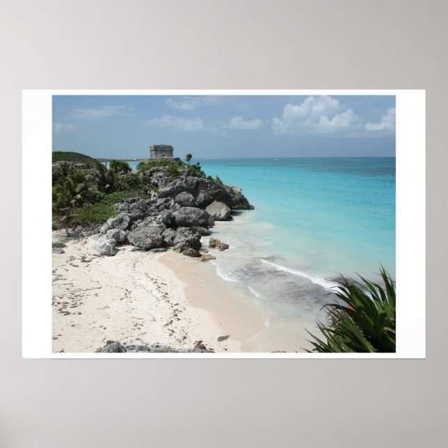 Poster Tulum Mayan Ruins (Frente)