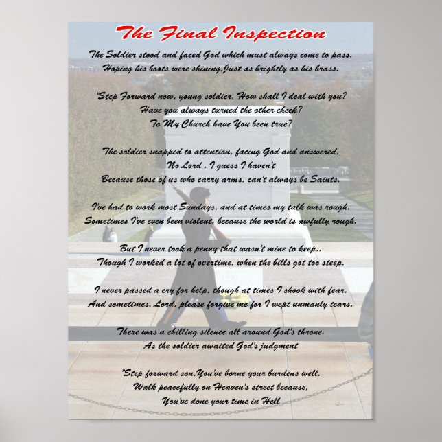 Poster Tumba da seção final desconhecida (Frente)