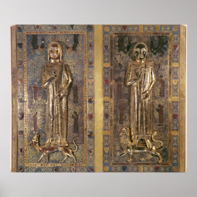 Poster Tumba de Jean e Blanche da França (Frente)