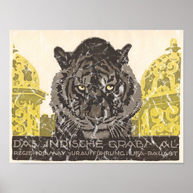 Poster Tumba Indiana - angustiado (Frente)