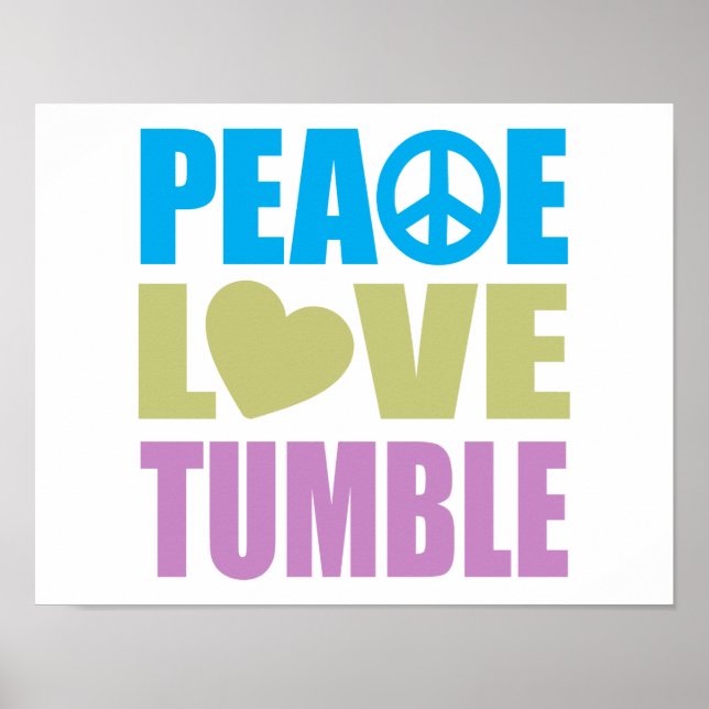 Poster Tumble do Amor pela Paz (Frente)