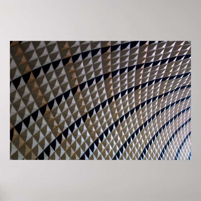 Poster Túmulo de área branca, preta e castanha (Frente)