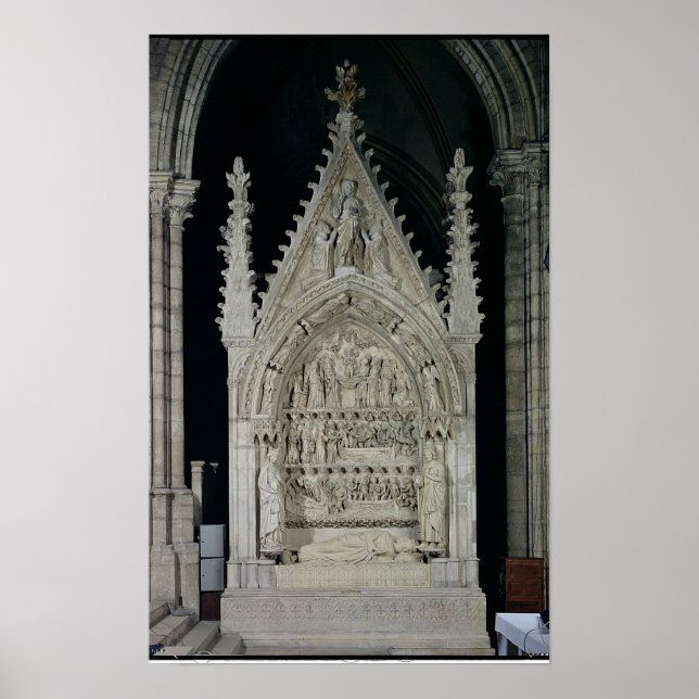 Poster Túmulo de Dagobert I rei das Franks (Frente)