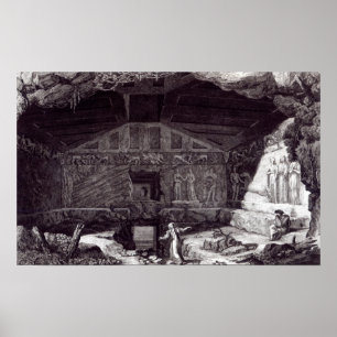 Pôster Túmulo de Etruscan, c.1780