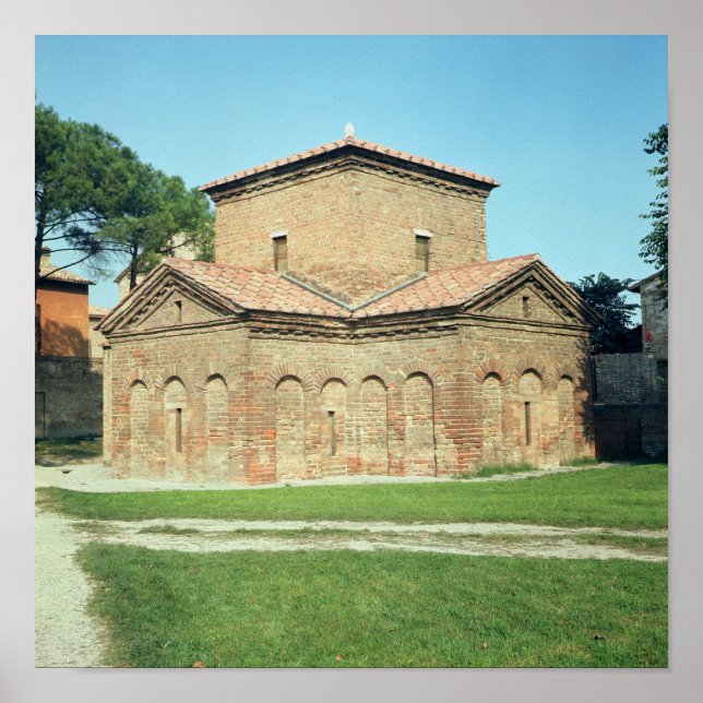 Poster Túmulo de Galla Placidia, c.450 (Frente)