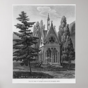 Poster Túmulo de Heloise e de Abelard