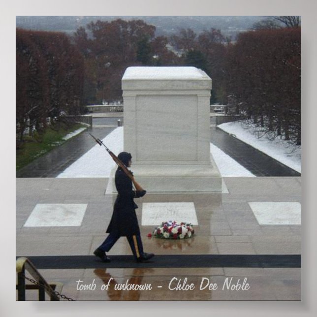 Pôster Túmulo desconhecido - Arlington (Frente)