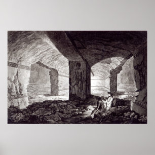 Poster Túmulo do Cardeal em Tarquinia, c.1780