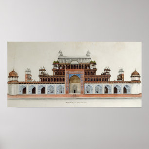 Pôster Túmulo do imperador Akbur em Secundra