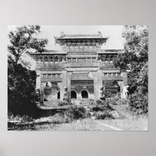 Poster Túmulo do imperador Qing Taizong