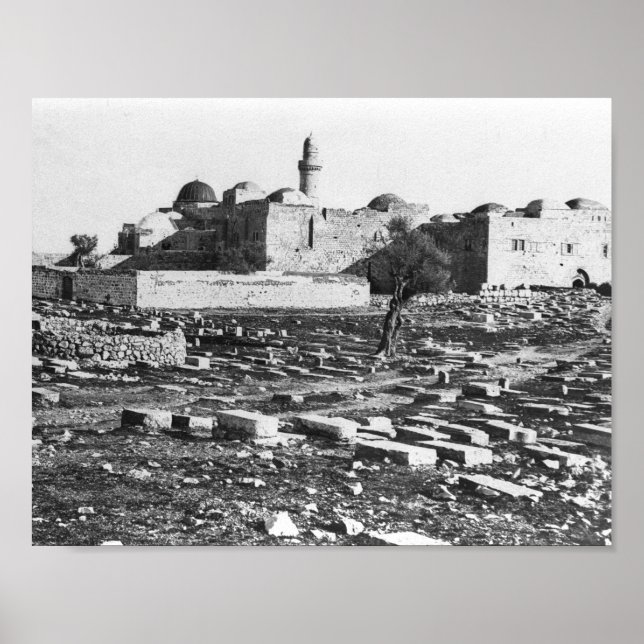 Poster Túmulo do Rei David em Jerusalém (Frente)