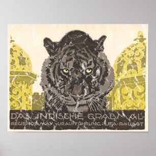 Poster Túmulo indiano - afligido