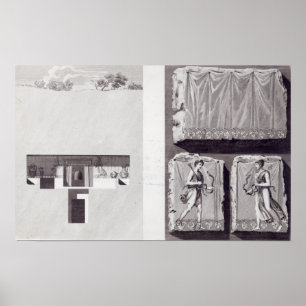 Poster Túmulos de Etruscan, C. 1780