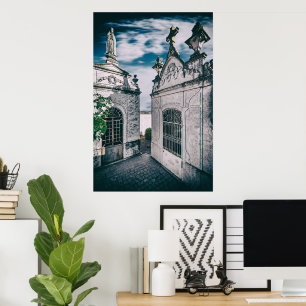 Poster Túmulos num cemitério católico do Crato, Portalegr