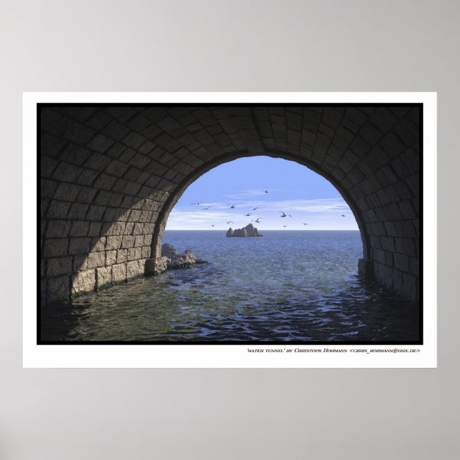 Poster túnel de água (Frente)