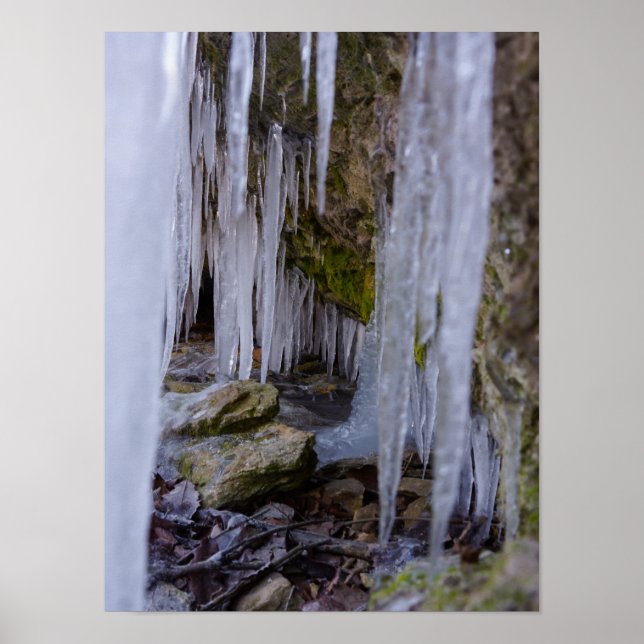 Pôster Túnel De Caverna De Gelo (Frente)