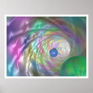 Poster Túnel de cores