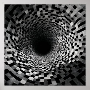Poster Túnel de Ilusão Óptica de Mesmerização