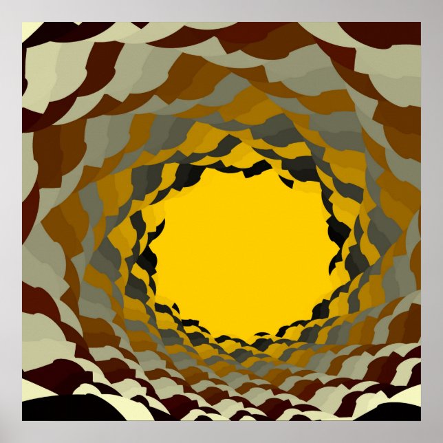 Poster Túnel de luz (Frente)