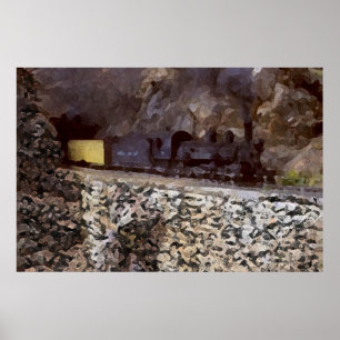 Poster Túnel de montanha