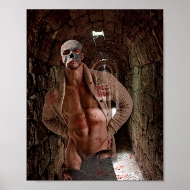 Poster Túnel de pedra fantasma muscular de SlipperyJoe Ha (Frente)