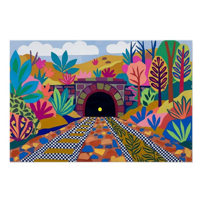 Pôster Túnel Dixy, Sowerby Bridge (Frente)