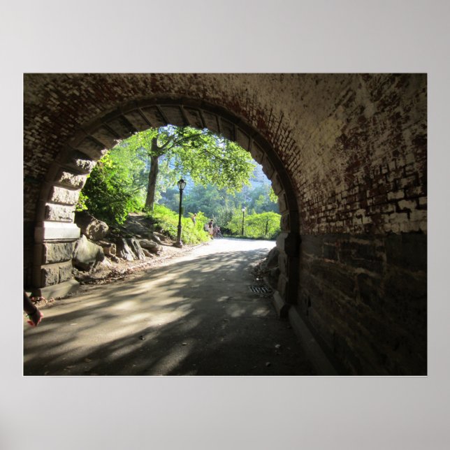 Poster túnel do Parque Central (Frente)