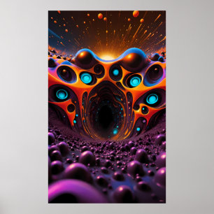 Poster Túnel Eterno para Amanhã - Ken Gage Art