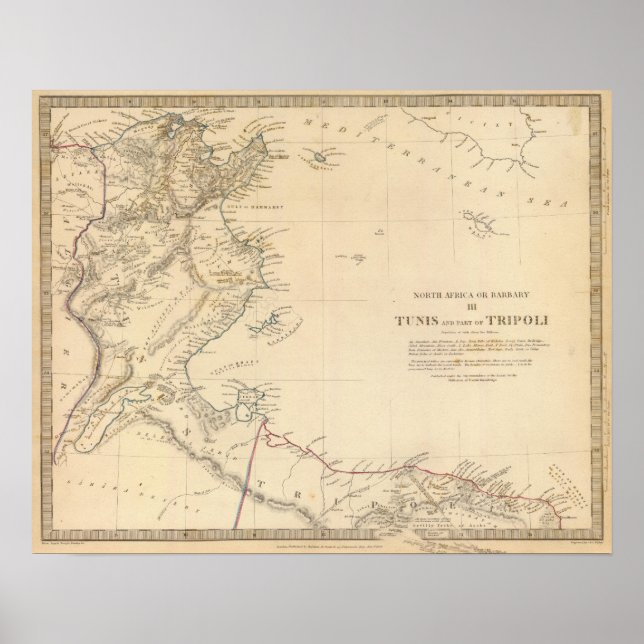 Pôster Túnis, Trípoli (Frente)