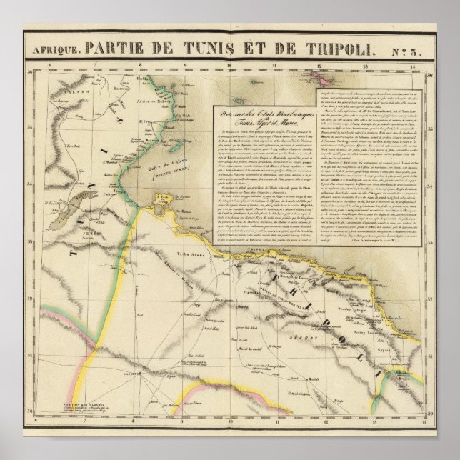 Poster Tunísia e Líbia (Frente)