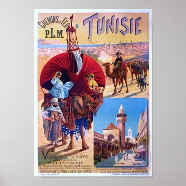 Poster Tunisie Africa (Frente)