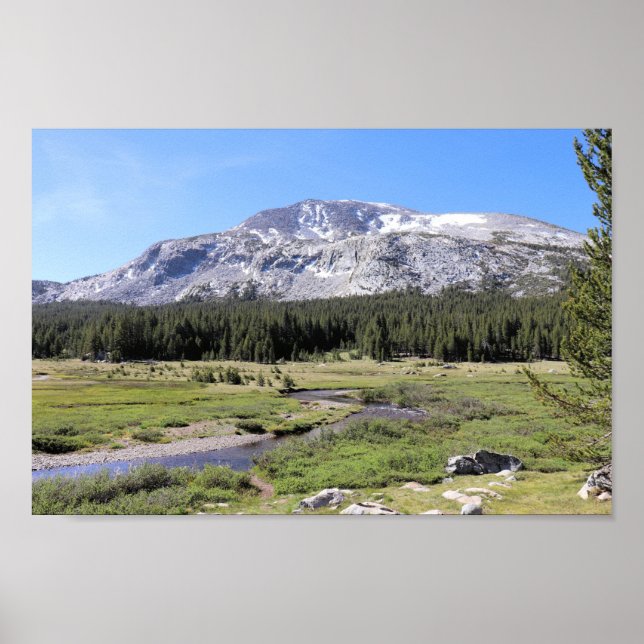 Poster Tuolumne Meadows, Parque Nacional Yosemite (Frente)