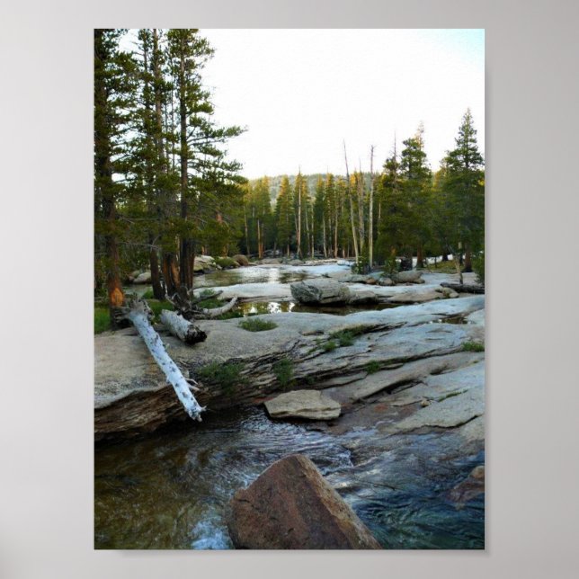 Poster Tuolumne River by Campground, Yosemite, CA (Frente)