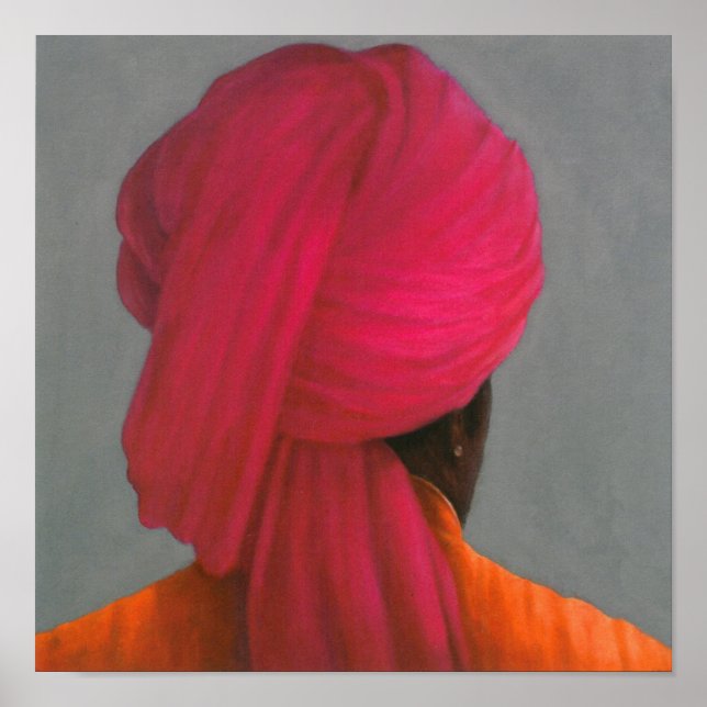 Poster Turban Rosa (Frente)