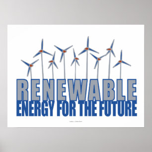 Pôster Turbinas de Energia Eólica