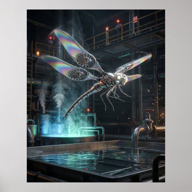 Poster Turbine Dragonfly Drift (Frente)