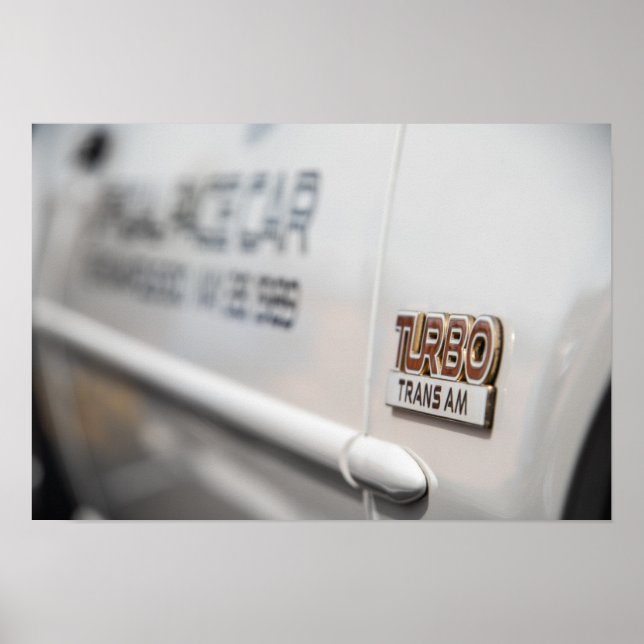 Poster Turbo Trans Am 1989 (Frente)