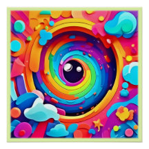 Turbulência da imaginação colorida