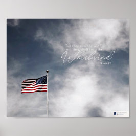 Poster Turbulência (Hosea 8:7)