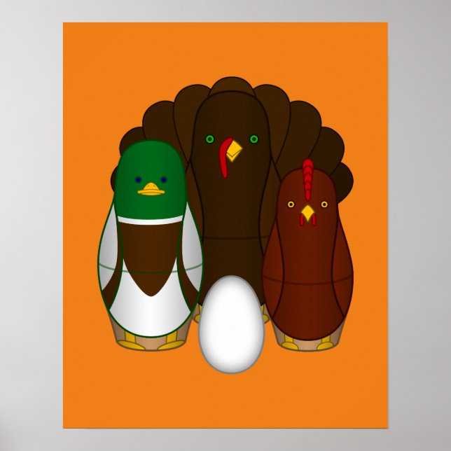 Poster Turducken (Frente)