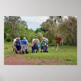 Pôster Turistas das Ilhas Galápagos
