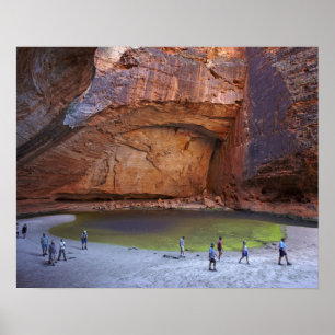 Poster Turistas na Garganta da Catedral, Bungle Bungles