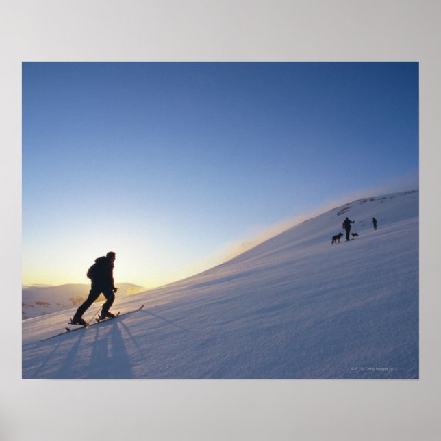 Poster Turistas na Montanha (Frente)