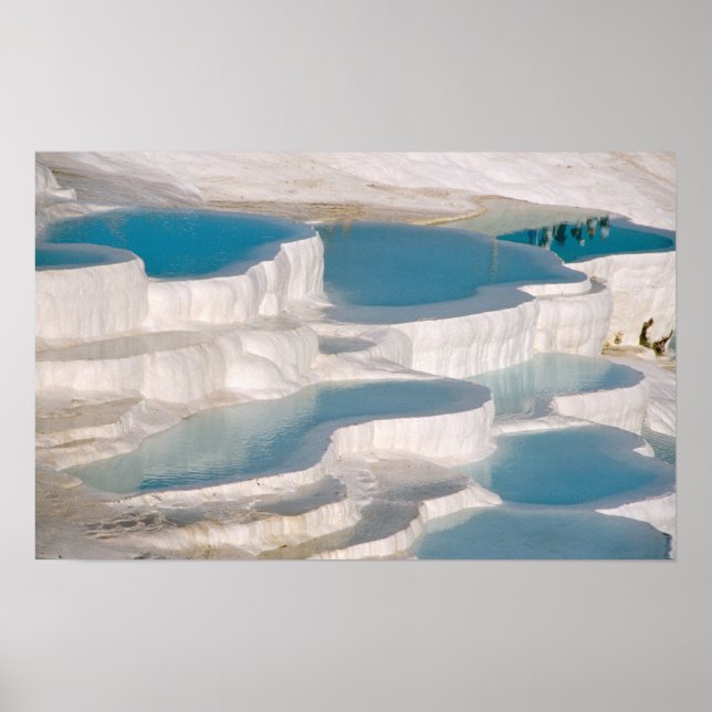 Poster Turkey, Pamukkale Cotton Castle). (Frente)