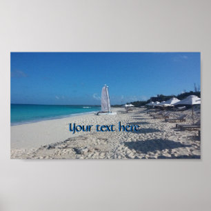 Poster Turks e Caicos Beach